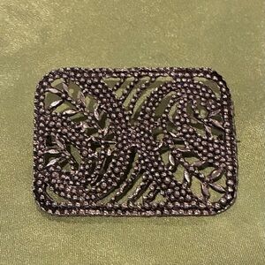 Large Cut-Steel Brooch